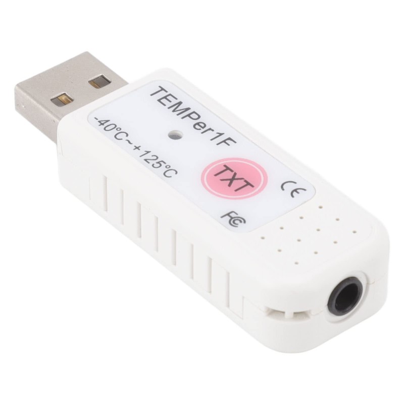 USB Computer Thermometer, Waterproof PC Thermometer Sensor Data Logger Recorder