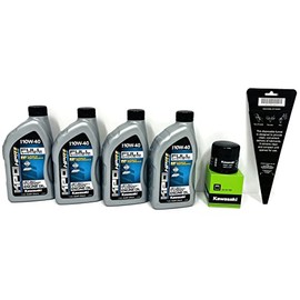 KAWASAKI Jet Ski Oil Change Kit w/OEM Filter 2011-2019 STX-15F 16097-0007 W61020-203A