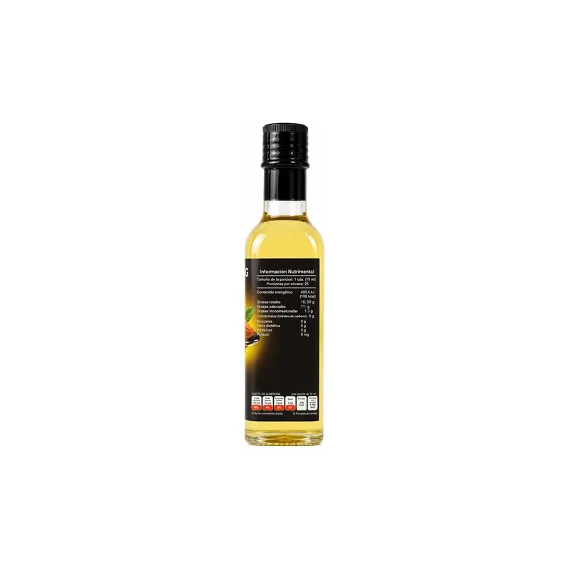 Aceite De Almendra Puro Extravirgen Comestible Wong 250 Ml