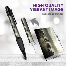 Destination Vinyl ltd Beautiful and comfortable Set of 2 Matching Pens - Battle Field War Army Tank #14541