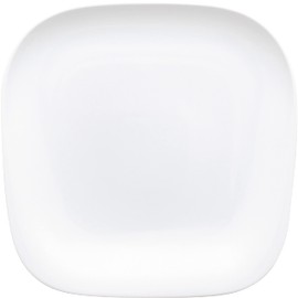 KAHLA 153473A90015C Elixyr Speiseteller 28 cm | quadratisch weißer Essteller aus Porzellan