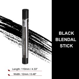 HARFINGTON Wood Filler Sticks Wood Furniture Scratch Repair Filler Sticks Furniture Touch Up Markers with Yellow Scraper for Wood Holes Wood Floor Table Door Cabinet, Black