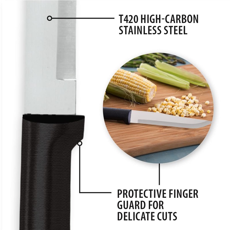 Rada Cutlery Stubby - Cuchillo para carnicero - Hoja de