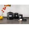 WENKO storage container Nero, airtight container, waterproof, made of lacquered