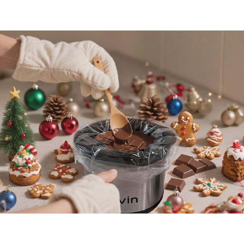 Mini Slow Cooker 0.65qt(20oz) warmer with 10 pcs food safe
