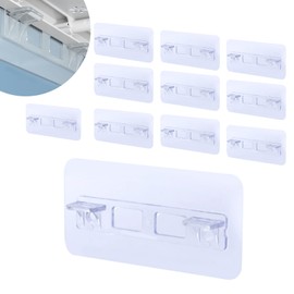 10Pack Adhesive Shelf Bracket Self Support Brackets No Drill Holders for Wall Cabinets Hooks Shelves Clips Kitchen Cabinets Walls Floating Peg Shower Adhesive Replacement