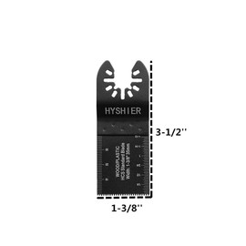 100 Pcs Oscillating Tool Blades, Professional Universal Oscillating Saw Blades, Wood Multitool Blades, Quick Release Durable Oscillating Tool, Multi Tool Blades Fit All Models…