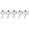WQAPVHBG 5Pcs Small Coffee Scoops, 3.5 x 1.8in 304 Stainless