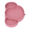 Baby Suction Plate Silicone Thick Edge Skid Resistance Cute Bear