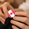 TEHAUX Canadian Flag Patch 12pcs - Round Shape 1.8 Inch