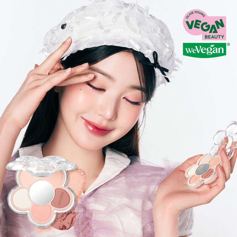 AMUSE Flora Eye Palette - 01 Flora Peach