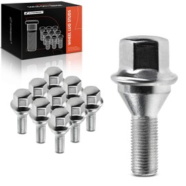 A-Premium 20Pcs M12-1.25 Wheel Studs Compatible with Jeep Compass 2018-2021 Cherokee 2014-2021 Chrysler 200 2015-2017 Dodge Dart Replace# 6509933AA, 6511051AA