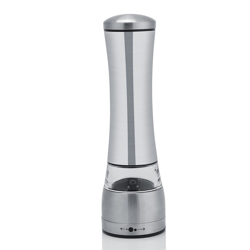 Stainless Steel & Acrylic Manual Salt & Pepper Mill Grinder