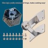 Ohoho Stainless Steel Lid Hinge for Weber Smokey Mountain Grills