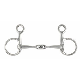 Shires Hanging Cheek Snaffle with Lozenge 5"
