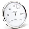 Fischer 198.01 Sauna Thermometer 160 mm Sauna Bimetal Thermometer Stainless