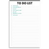 Nokingo To Do List Notepad - 5.5"x8.2", 50 Sheets, To
