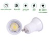 CIKAMIO 6-Packs mr11 Mini gu10 120V Non-dimmable 3w COB led