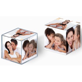 Walther MW100A Photo Cube for 6 Photos, Acrylic