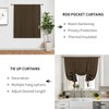 DWCN Blackout Curtains-Tie Up Shade for Window Thermal Insulated Room