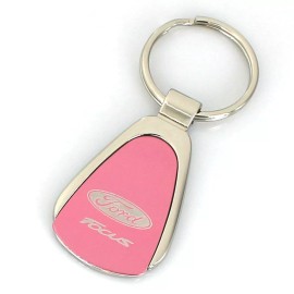 Ford Focus Tear Drop Key Ring (Pink)