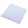 Grain Pillow 24 x 24 cm Organic Fabric Light Blue/White,