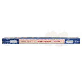Satya Sai Baba Nag Champa Incense Sticks, Original Blue Box Hand Rolled, 10g Box
