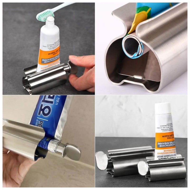 NestNook Toothpaste Squeezer - Stainless Steel Tube Squeezer Metal Tube