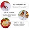 DOITOOL Stainless Steel Silver Grapefruit Spoons - Set of 6