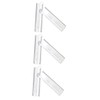 Operitacx 3 Pcs Rotatable Arc Measuring Tool Multi Angle Ruler