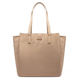 LOVEVOOK Tote Bag For Women, Travel Work Tote with Zipper Fits 14'' Laptop, Large Shoulder Handbag, Carry on Bag for Teacher Nurse Gym