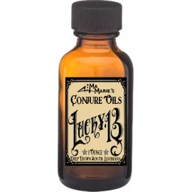 Ma Marie's Lucky 13 Conjure Oil, Lucky Gamblers, Good Luck Folk Magic