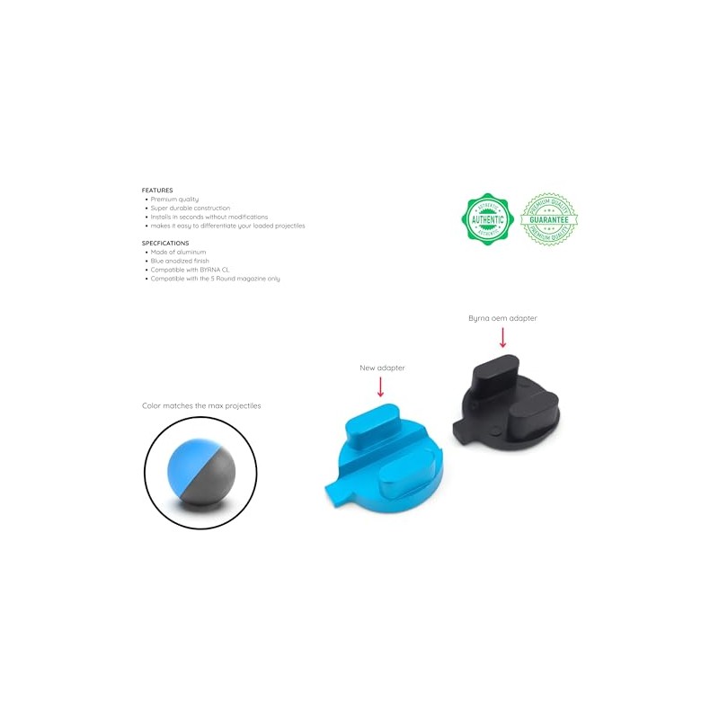 K20 Tools 5-Round Magazine Bottom Marker Adapter - Compatible with