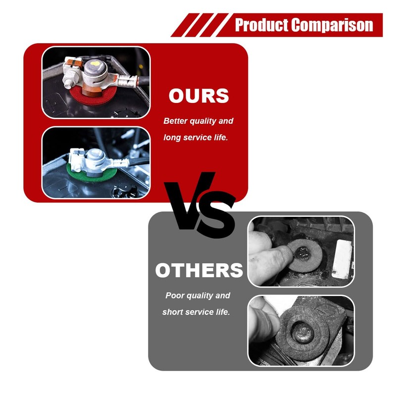 8PCS Car Battery Terminal Anti Corrosion Washers, Auto Fiber Shim
