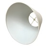 Royal Designs Deep Empire Hardback Lamp Shade, Linen Eggshell, 8
