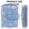 Farcauo Cute Blue Wallet for Women Small Travel Coin Purse