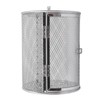 Rolling Grilling Basket Stainless Steel Grill Cage Round Stainless Steel