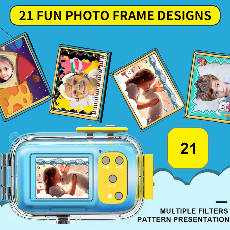 Kids Digital Camera Children Mini Action Camcorder Maximum 5MP 2.0