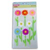 Holiday Decor Spring Themed Flowers and Stems Gel Window Clings
