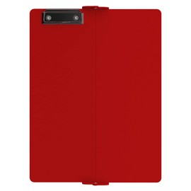 Red Vertical ISO Clipboard