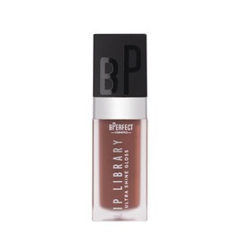 BPerfect Lip Library Lip Gloss – High-Shine Hydrating Gloss with Jojoba Oil – Shade End Game (Deep Brown Red)