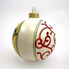 thatsArte – Italian Hand Painted Ceramic Christmas Ball Ornament Handmade