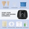 SUERBEATY Mini Waxing Kit for Men Women, 250ml Beginner Friendly