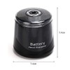High-Speed Automatic Pencil Sharpener, Black Portable Battery-Powered Colored Pencils Sharpener