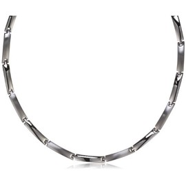 Boccia 0817-02 Women's Necklace Titanium Pol/Satellite, Titanium, No Gemstone