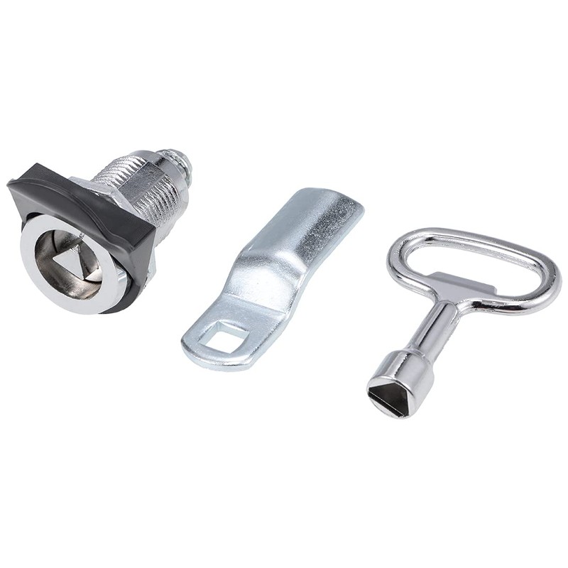 sourcing map Triangle Cam Lock 32mm Cylinder Length Fits Up