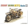 Freedom Model Kit 1/16 Germany R75 Motorcycle Plastic Model FRE16006