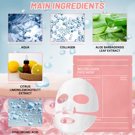 Deep Collagen Mask, Biodance Collagen Mask Overnight, Collagen Mask, Organic Collagen Face Mask, Collagen Film, Hydrating, Anti-Wrinkle Lifting, Peel Off Mask, Moisturising Face Mask