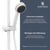 SANTRAS® Shower Hose Premium White 1.25 m with Flow Restrictor