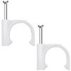 SYDARSYN Cable Clips Nail Clamps 25 mm Cable Holder with